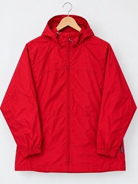 Pacific Trail Women’s Large Red Hooded Full Zip Outdoor Rain Windbreaker Jacket